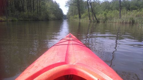 Boats in river