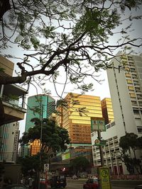 Low angle view of modern building