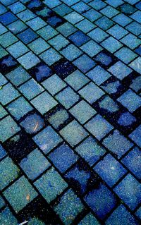 Full frame shot of tiled floor