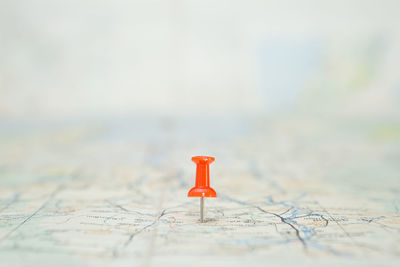 Close-up of toy against blurred background