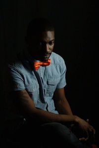 Portrait of young man