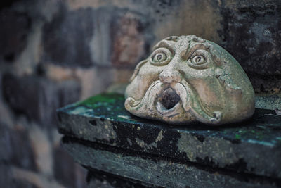 Close-up of a statue