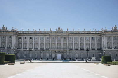 Facade of historical building