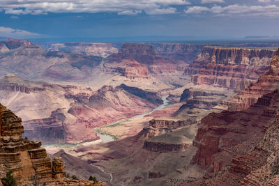 Aerial view of landscape