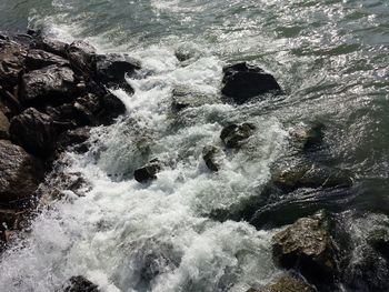 Full frame shot of sea waves