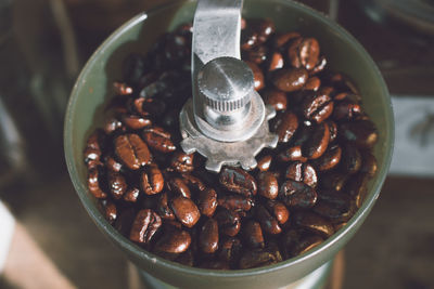 Close-up of coffee beans