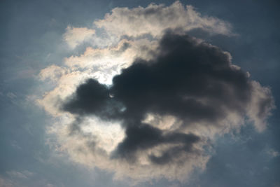 Low angle view of clouds in sky