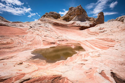 View of rock formations