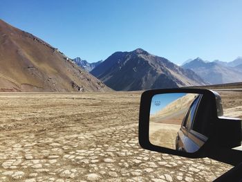 Car moving on road