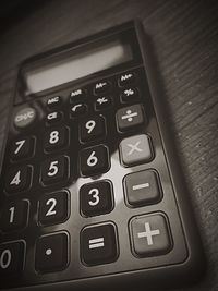 Close-up of computer keyboard