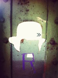 Close-up of white wall