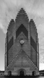 Low angle view of historical building against sky