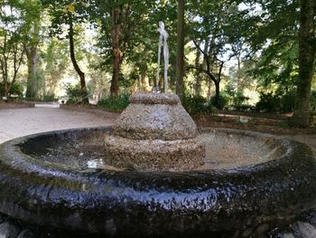 Fountain in park