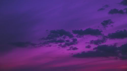 Low angle view of cloudy sky