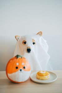 Close-up of stuffed toy on table