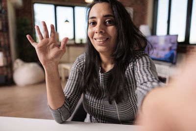 Young woman using mobile phone