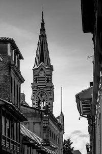 Low angle view of buildings against sky