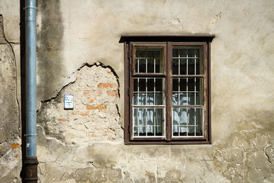 Window of old building