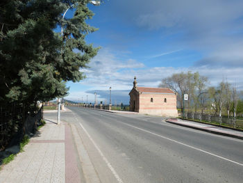 View of empty road