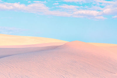 Maspalomas dunes with pastels