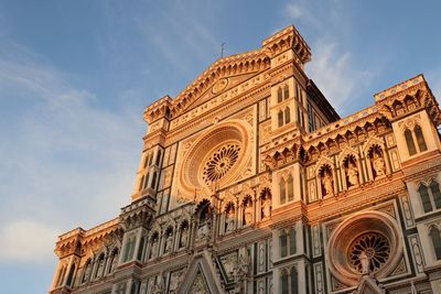 Low angle view of cathedral against sky