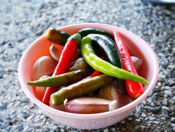 Close-up of salad in bowl