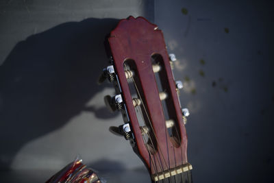 Close-up of guitar