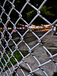 Full frame shot of chainlink fence