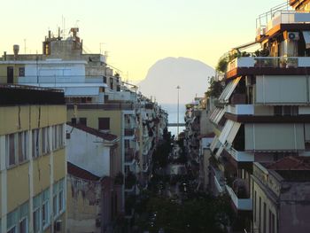 Panoramic view of city against sky