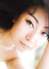 Close-up portrait of beautiful woman