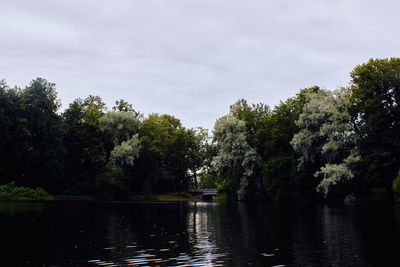 Scenic view of river against sky