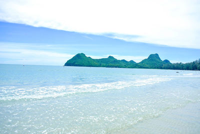 Scenic view of beach