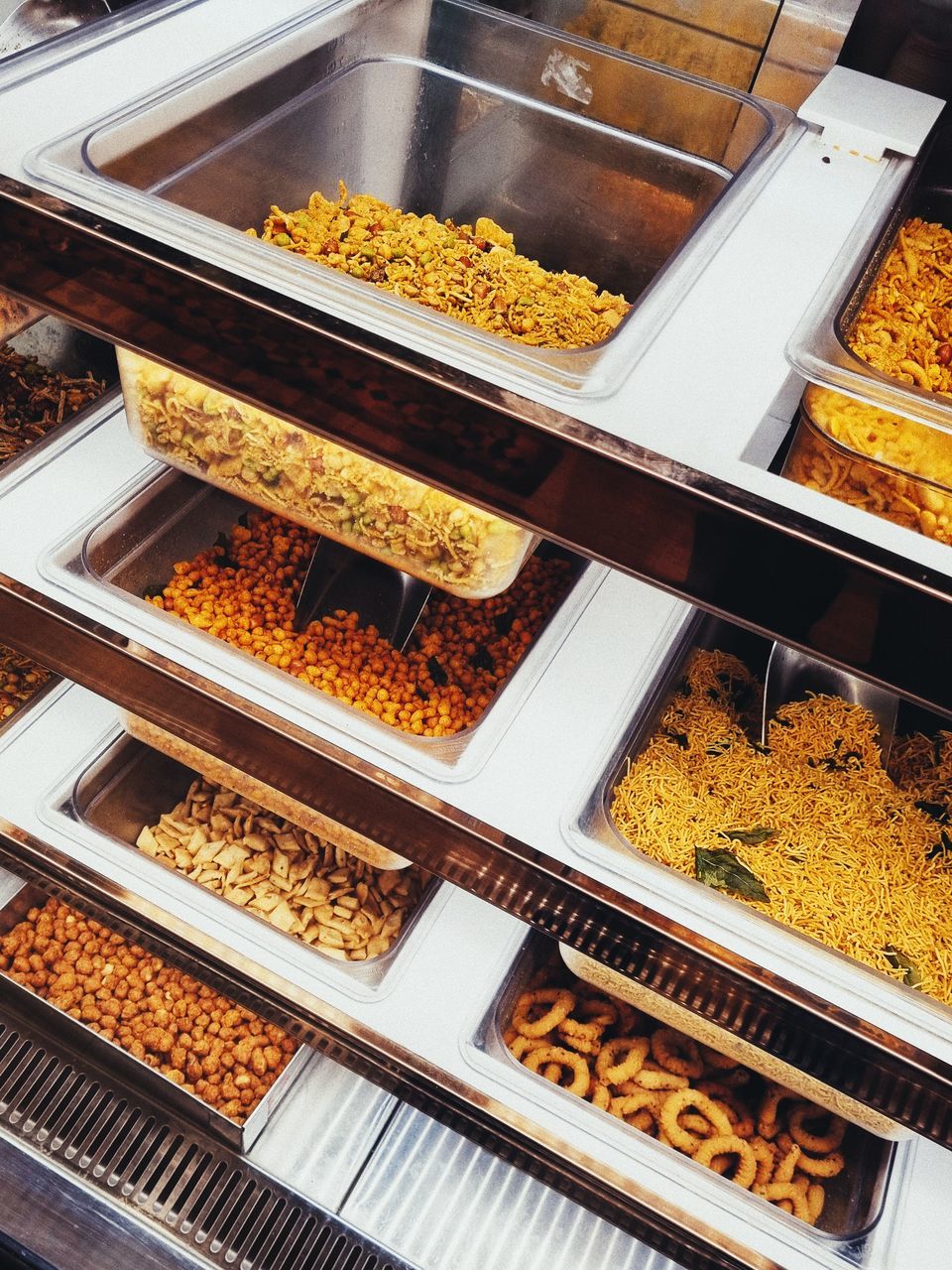 HIGH ANGLE VIEW OF CANDIES IN STORE