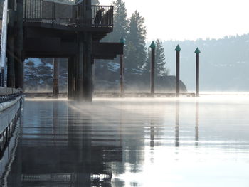 Built structure in water