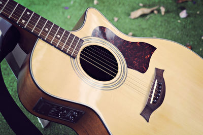 Close-up of guitar