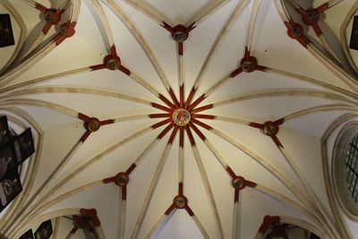 Low angle view of ceiling