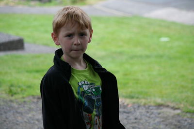 Portrait of cute boy