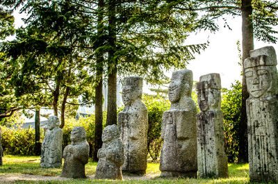 View of cemetery