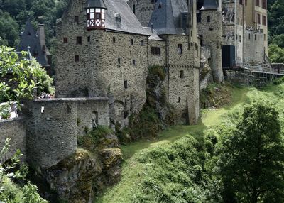 Stone wall of old building