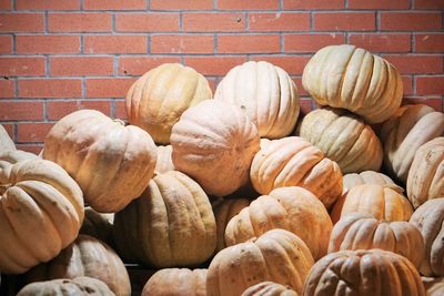 Close-up of pumpkins