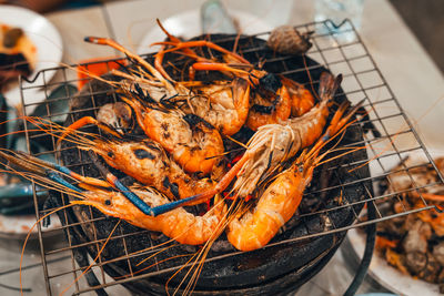 Shrimp grilled