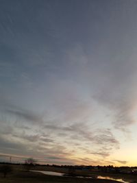 Scenic view of sky during sunset