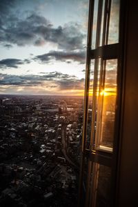 Cityscape at sunset