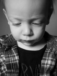 Close-up of cute boy