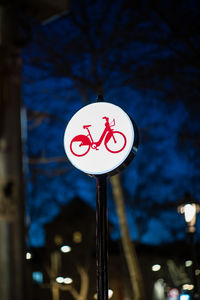 Low angle view of road sign