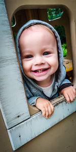 Portrait of smiling boy