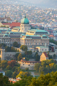 Hungarian buda castle with budapest city, hungary