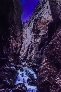 Close-up low angle view of water