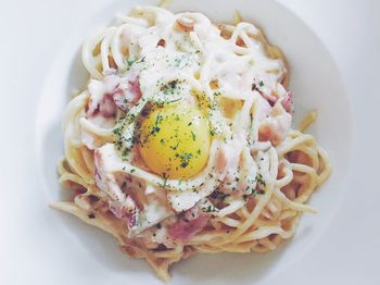 Close-up of served food