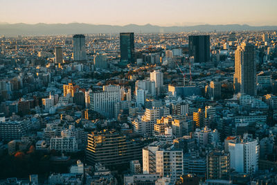 Aerial view of cityscape